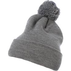 Flexfit Uomo Berretti Flexfit Cuffed pom pom knit beanie Beanie grey