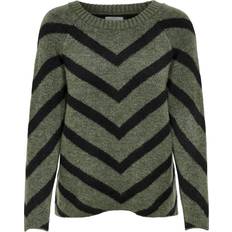 Pull en tricot Pulls Only Pull-over 'ONLEliza' - Vert