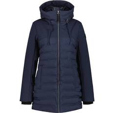Icepeak Isoleret Lang Softshell-Jakke - Mørkeblå