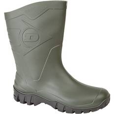 Unisex Rain Boots Dunlop 10 UK Womens PVC Wellingtons Green