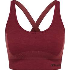 Hummel Seamless sportstop HmlCLEA Rød Dame