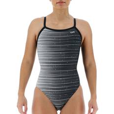 Titanio Trajes de baño TYR Durafast Elite Diamond Negro Blanco Mujer - Black/White