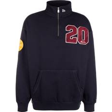 New Era Unisex Tröjor New Era Lifestyle Quarter Zip Blue, Male, Kläder, Tröjor, Svart