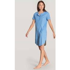 XXS Negligéer Calida Sweet Dreams Sleepshirt, Länge blau