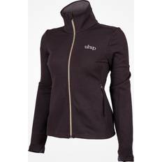 Woolblend Full Zip Chocolate Plum - Brun