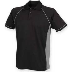 Finden & Hales Pikétröjor Finden & Hales and Performance Piped Polo Shirt Grey