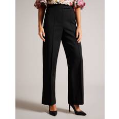 Ted Baker Trousers & Shorts Ted Baker Riyann Wide Leg Flat Front Trousers, Black
