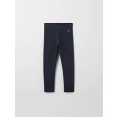 Blue Cotton Blend Leggings - NEW