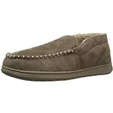 Slippers Dockers Men's Craig Ultra-Light Mid Moccasin Premium Slippers, Taupe