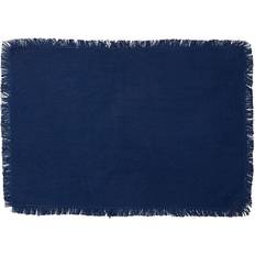 Nordal Leo Placemat Blue Set of 4 Pieces Place Mat Blue