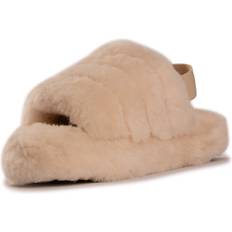 Sheepskin Wool Sorrento Sandals Tan