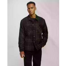 Päällyspaita Takit Jack & Jones Padded Overshirt LS Ruskea