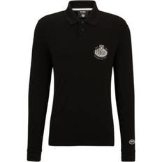 Polo Shirts BOSS x NFL long-sleeved polo shirt with collaborative branding- Raiders Men's Polo Shirts