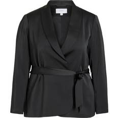 Vila Blazers Vila Curve Tie Waist Blazer