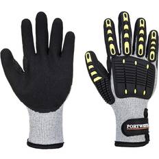 Workwear & Equipment Portwest 2XL, Grey/Black Unisex Adult A729 Impact Resistant Thermal Cut Resistant Gloves