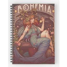 Office Supplies Famgem Spiral Art Nouveau BOHEMIA A5 120