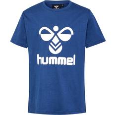 Blå T-skjorter Hummel T-Shirt hmlTres Dark Denim Jahre 110 T-Shirt