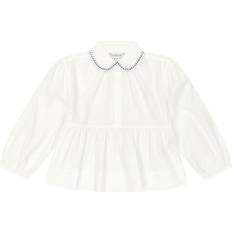 Elastan Skjorter Burberry Cotton Lauren Shirt with Pleats