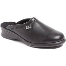 Rohde 2507 Ladies Leather Slippers Black: EUR