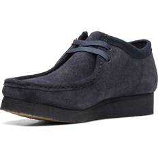 44 ½ Mocassins Clarks Herren Wallabee Ink Hairy Suede Blau