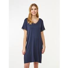 Blau Negligés CCDK Copenhagen Jacqueline S/s Dress Dark Navy Sovkläder Dam Blå