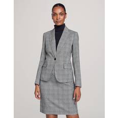 Anne Klein Skirts Anne Klein Women's Plaid SingleButton Skirt Suit Black/bright White Black/bright White