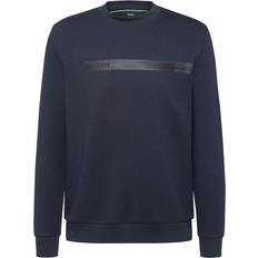 HUGO BOSS Jumpers on sale HUGO BOSS Men's Salbo Sweatshirt Dark Blue