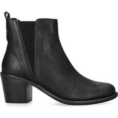 Leather Chelsea Boots Carvela 'Secil Chelsea' Nubuck Boots Black