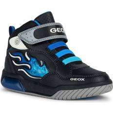 Boys - Patent Leather Children's Shoes Geox EU 33 inek booties black lt blue Black