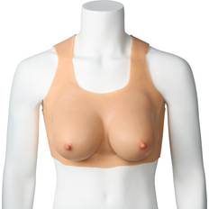 Pink Undertøjstilbehør Master Series Perky Pair D-Skål Silikone Bryster - Nude