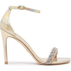 Ajuste Ancho Sandalias de tacón Stuart Weitzman Nudistcurve Leather Heeled Sandals