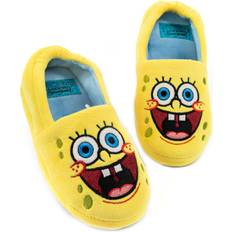 Unisexo Zapatillas SpongeBob SquarePants Mens Face Slippers Blue/Yellow/Multicolour