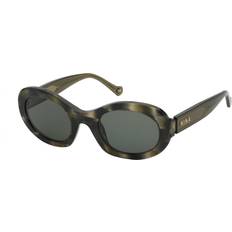 SNR321520P66 Round Oval Sunglasses - Green