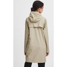 Beige - Damen Regenjacken & Regenmäntel Ichi IHTAZI Regenkleidung Sand Größe für Damen