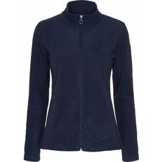 Blå Cardigans Equipage "Gilly Fleece Cardigan" Navy