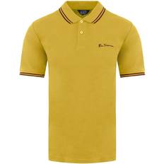 Ben Sherman Polo Shirts Ben Sherman Men's Twin Tipped Polo Shirt Yellow/Orange 40/Regular