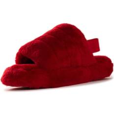 Sheepskin Sandals AUS WOOLI AUSTRALIA Sheepskin Wool Sorrento Sandals Red