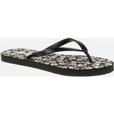 Fabric - Women Flip-Flops Regatta Womens/Ladies Orla Kiely Parsley Flip Flops Black/White/Multicolour