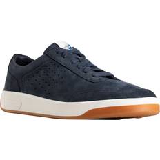 Clarks Mens Hero Air Lace Leather Trainers 10 UK Navy