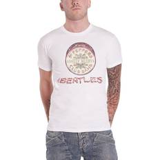 Florals - Men Clothing The Beatles Drum Logo T-Shirt White