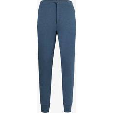 Man - Polo Broeken Polo Ralph Lauren Double Knit Joggingbroek Met Logoborduring - Derby Bleu Heather