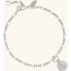 Zodiac Zodiac Sign Figaro Chain Bracelet Silver