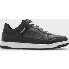 Coach Men Sneakers Coach C201 Sneaker In Signature Canvas Black