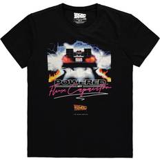 Universal Back to the Future Powered by Flux Capacitor T-Shirt Black