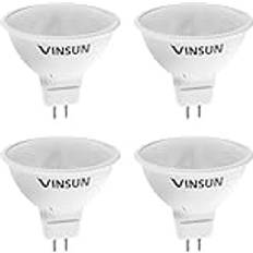 Vinsun VINSUN MR16 LED bulbs 3W 20W halogen bulbs warm white 250lm, MR16/ GU5.3 LED, 12V Pack of 4