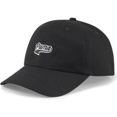 Puma Unisex Accessories Puma Script Logo Sports Cap - Black