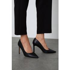 Dorothy Perkins Wide Fit Dash Pointed Court Shoes Black