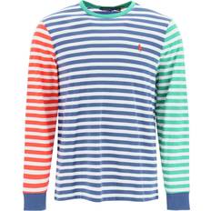 Herre - Polo T-skjorter Polo Ralph Lauren Men's Long Sleeve Cotton Custom T-Shirt Blue Blue