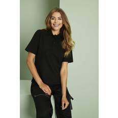 4XL - Women Polo Shirts Uneek UC106 Ladies Polo Shit Black