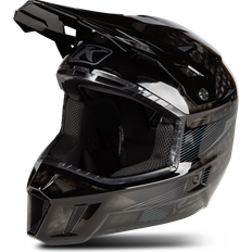 Klim Motorcycle Helmets Klim F3 Carbon Pro MX Helmet Striker - Black
